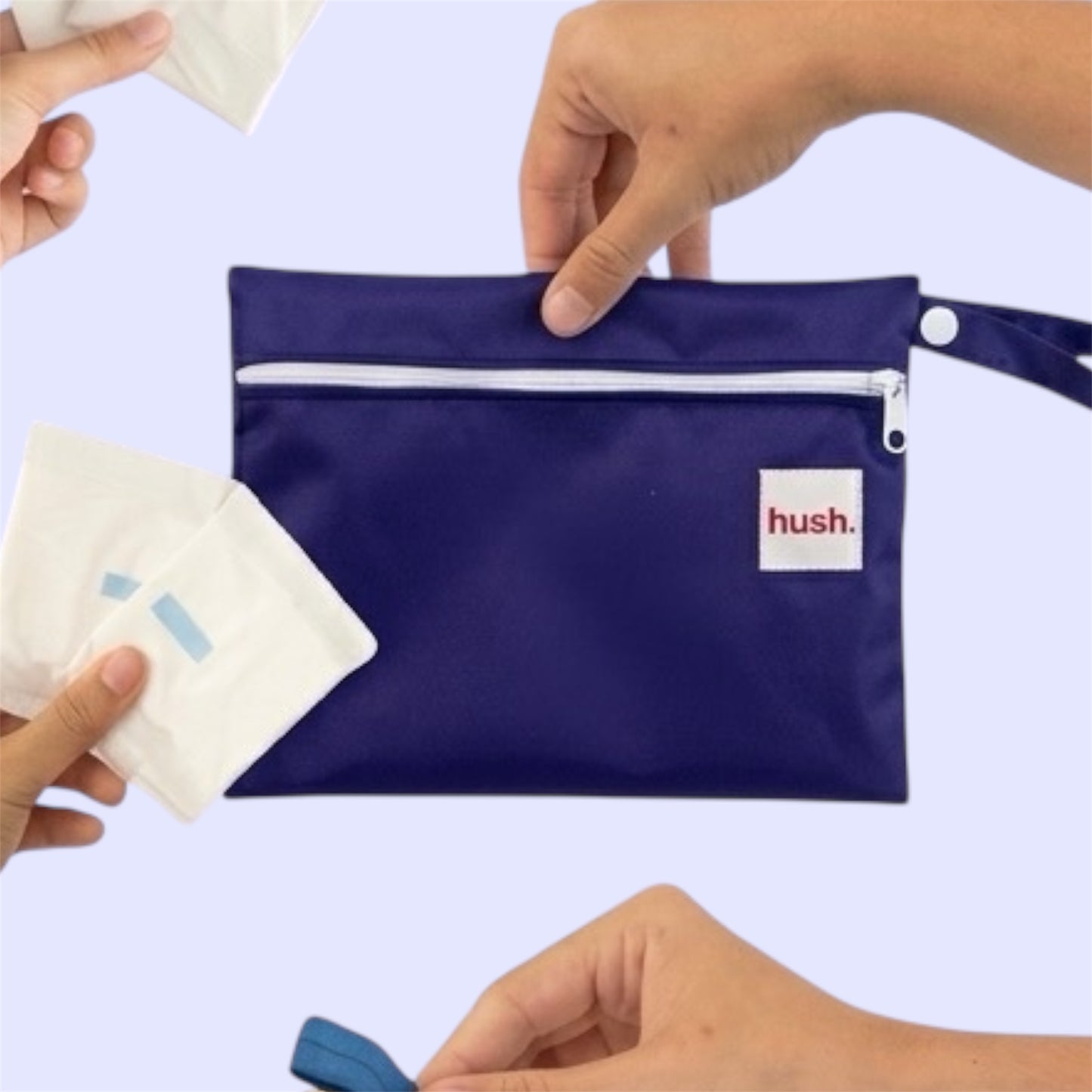 First Period Kit - Essentials Set + Lilac Dream Pouch