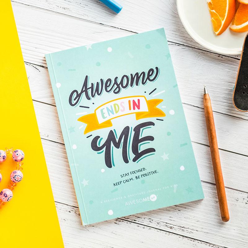 Awesome ends in me gratitude journal