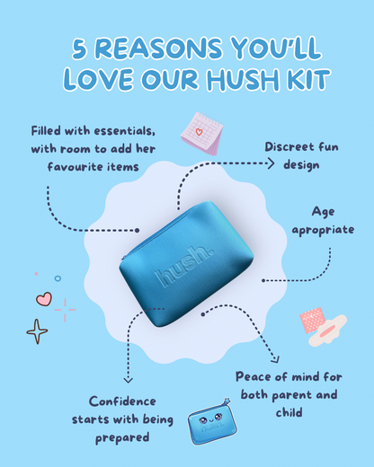 First Period Kit -  Essentials Set + Bag