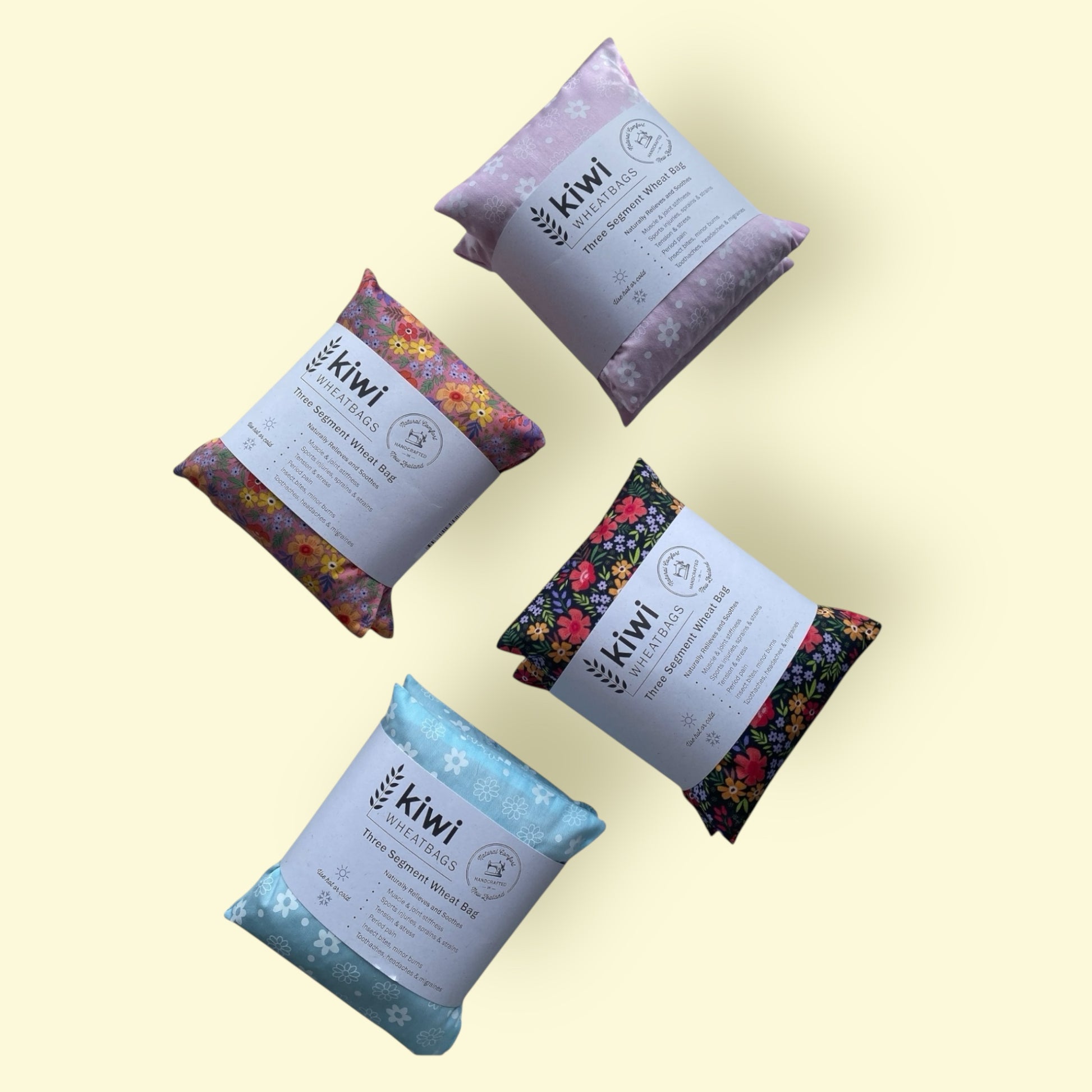 Kiwi wheat bag available designs 