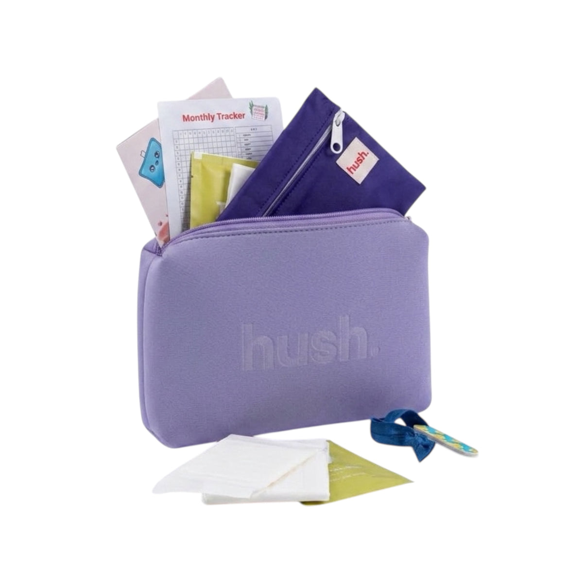First Period Kit -  Essentials + Wet Bag + Purple Pouch